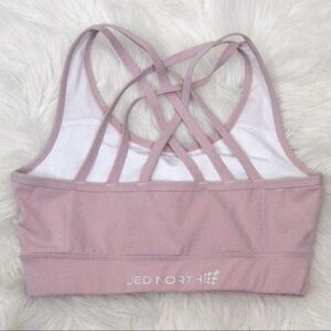 Jed North‎ Light Pink Strappy Sports Bra, Small